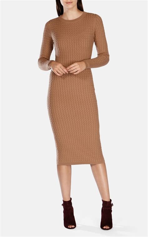 Cable Knit Midi Dress Luxury Women S Knitwear Cable Knit Dress Stylish Dresses Knit Midi Dress