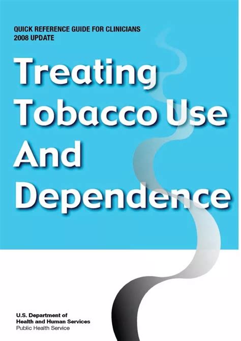 Ppt Download Book [pdf] Treating Tobacco Use And Dependence Quick Reference Guide For