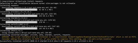 Cmd Defaulting To User Installation Because Normal Site Packages Is