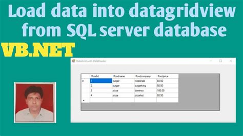 Load Data Into Datagridview From Sql Server Database With Datareader In