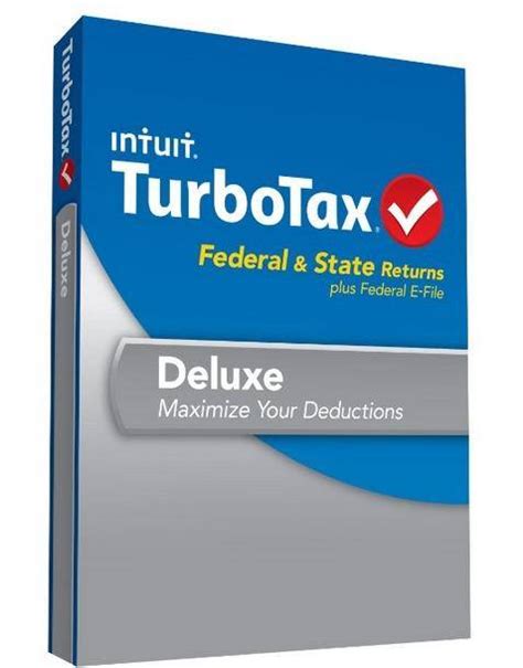 Turbo Taxes Deluxe Edition Federal State Returns