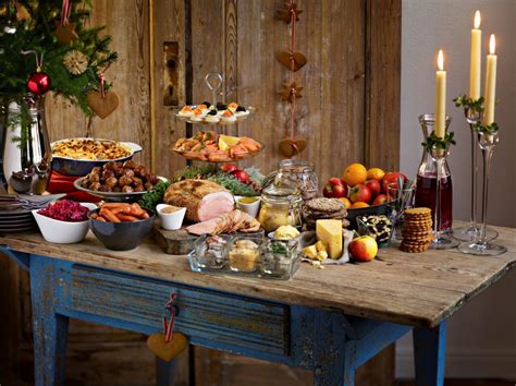 How To Set Up A Buffet Table For A Party Buffet Table Set Julbord