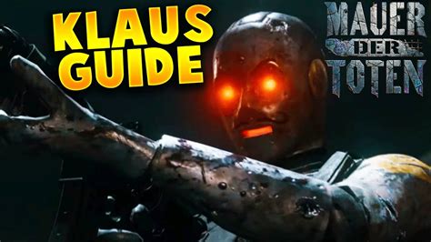 How To Build Klaus Mauer Der Toten Black Ops Cold War Zombies Guide