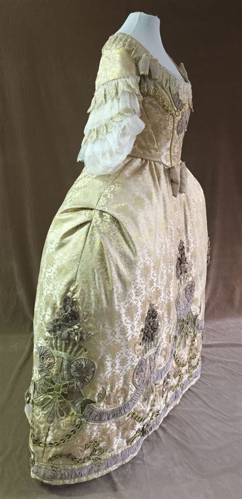1700 Costume Mantua Marie Antoinette Rococò 1700 Dress Court