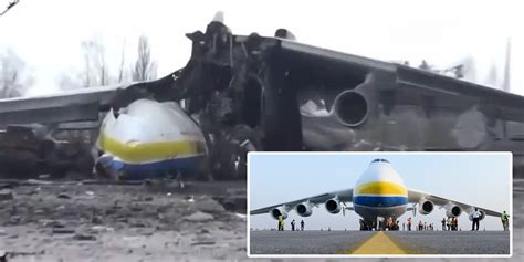 Video Shows Charred Wreck Of Worlds Biggest Airplane The Antonov An
