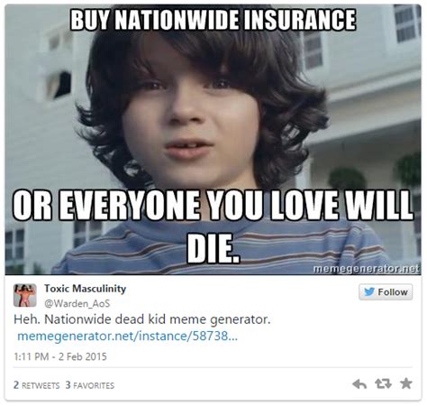 Nationwide Dead Kid Know Your Meme