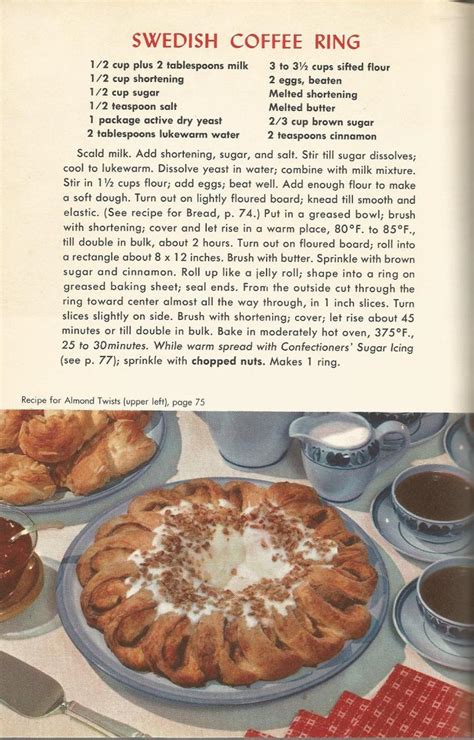 Vintage Recipes 1950s Breads Doughnuts And Muffins