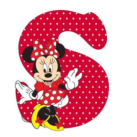 Pin By Olga Ríos On Abecedarios Mickey Mouse Letters Minnie Mouse