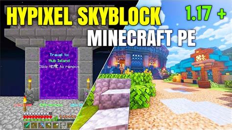 New Hypixel Skyblock Server For Mcpe A Hypixel Like Skyblock Server