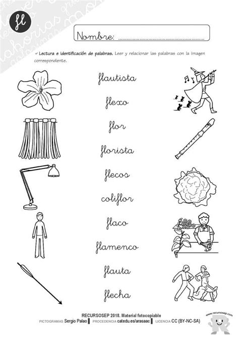 Cuadernillo De Lectura Y Escritura Trabada Fl Syllable Teaching Spanish Activities