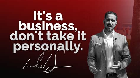 Its A Business Don´t Take It Personally Youtube