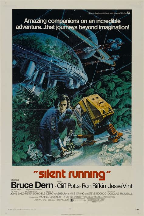 Film Reviews From The Cosmic Catacombs Silent Running 1972 Review