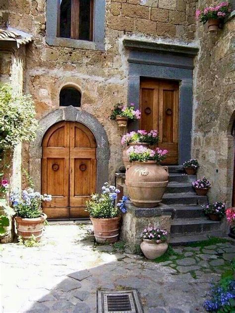 Lovely Old World Look I Love For The Front Entry Rustic Italian