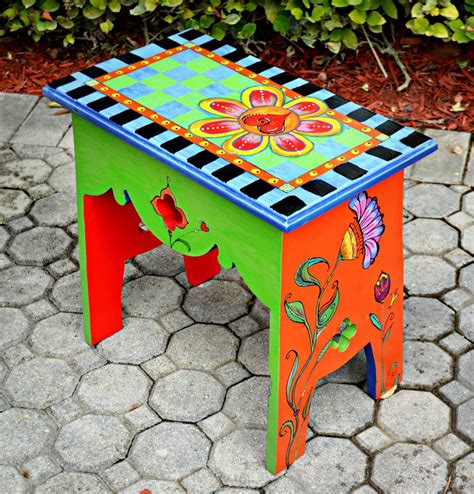 Hand Painted Bench Ideas On Foter