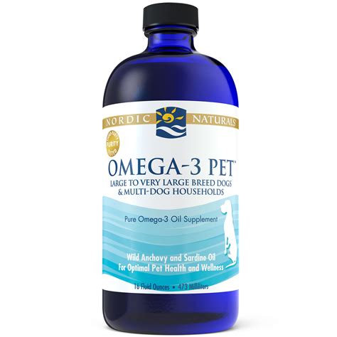 Nordic Naturals Omega 3 Pet Fish Oil Liquid For Dogs And Cats 16 Fl