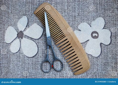 Scissors And Comb Stock Photo Image Of Haircut Coiffure 31993580