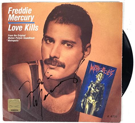 Lot Detail Queen Freddie Mercury Rare Signed 7 Album Solo Album