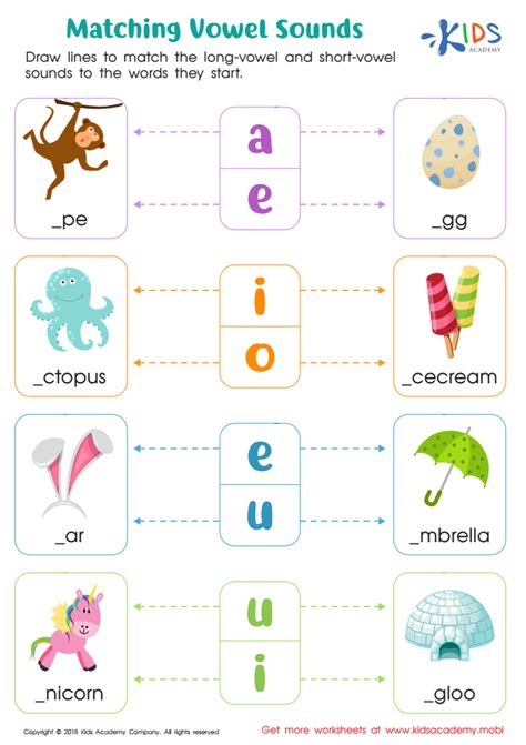 Kindergarten Vowels And Consonants Worksheets For Kids