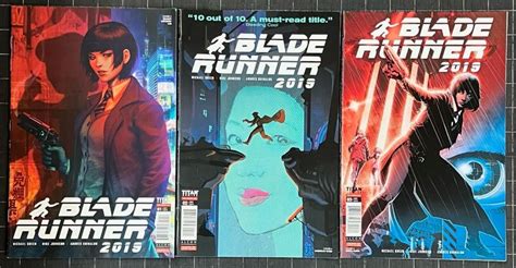 Blade Runner 2019 2019 S 1 2 3 Vfnm Lot Of 3 Books Titan Comics