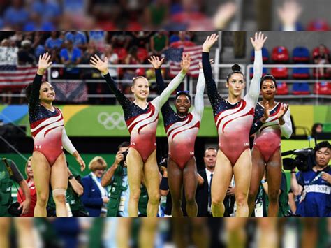 Rio 2016 Gymnastics Results Simone Biles Leads Americans To Gold Medal Win
