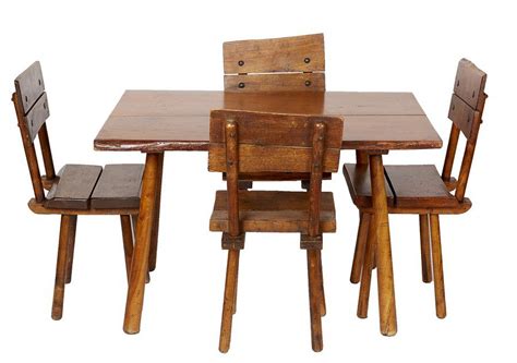 Rustic Austrian Dining Set With Table And Chairs Tables Dining