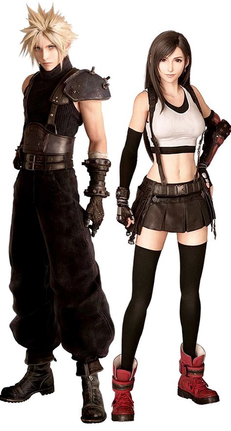 Cloud Strife And Tifa Lockhart Final Fantasy Vii Final Fantasy Vii