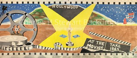 At The Movies Backdrop For Rent By Charles H Stewart
