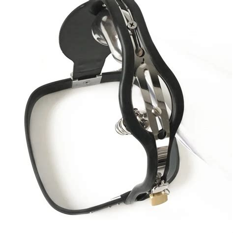 New Stainless Steel Male Mirror Chastity Belt With Cock Cage And