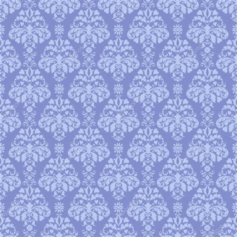 Seamless Blue Damask Pattern — Stock Photo © Songpixels 18482611