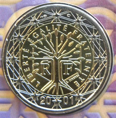 France 2 Euro Coin 2001 Euro Coinstv The Online Eurocoins Catalogue