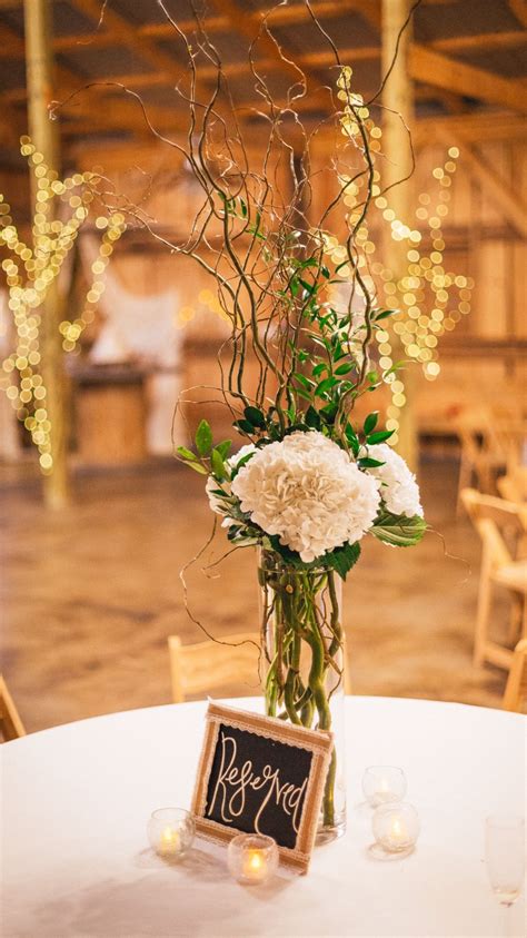 Curly Willow Centerpieces
