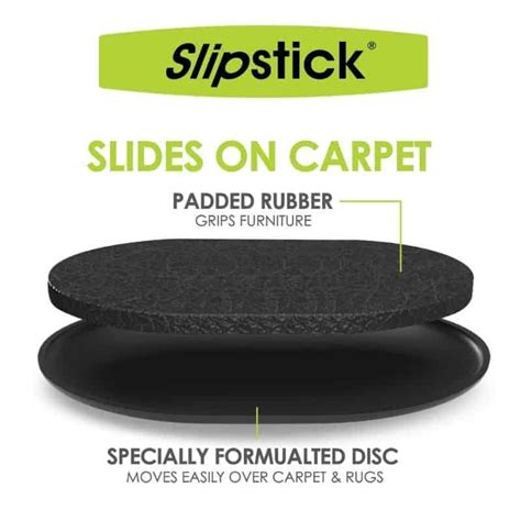 Cb133 Slipstick Large Furniture Sliders For Carpet And Rugs Furniture