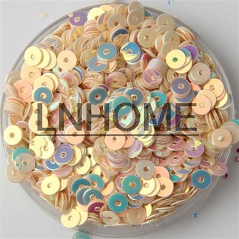 50g 3mm Flat Round Loose Sequins Paillettes Sewing Diy Accessories Pvc