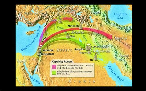 Captivity Exile Of Israel By The Assyrians And Judah By The