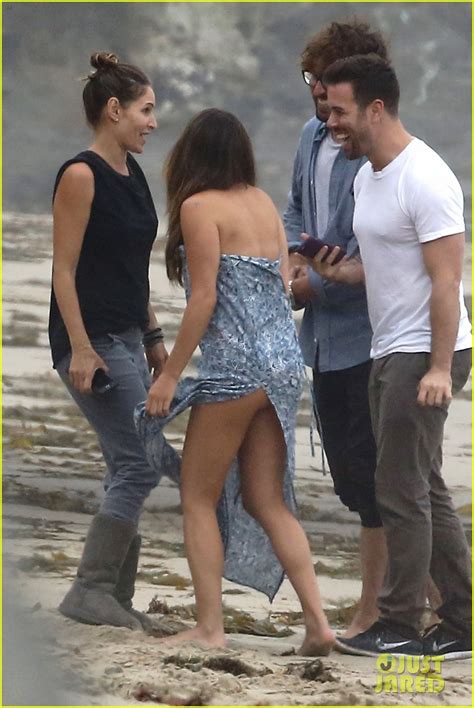 Full Sized Photo Of Lea Michele Goes Topless For Photo Shoot On The Beach Lea Michele