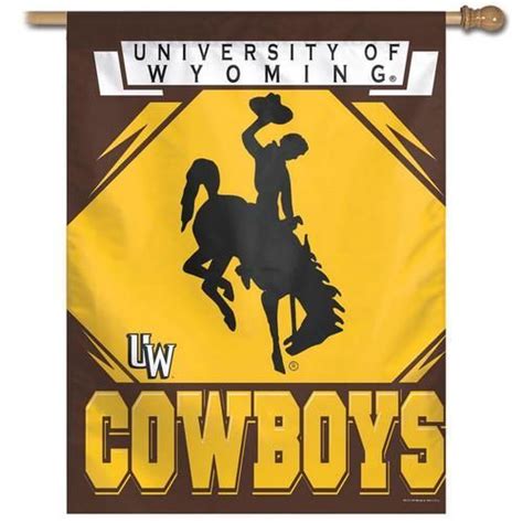 University Of Wyoming Cowboys Vertical Outdoor House Flag Wyoming