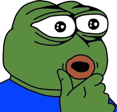 Surprised Pepe The Frog With O Shape Mouth Meme Keep Meme