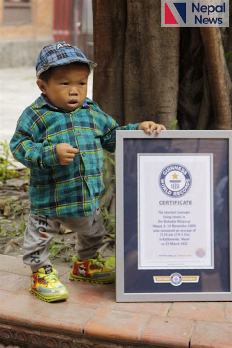 Dor Bahadur Khapangi Shortest Person In The World Nepalnews