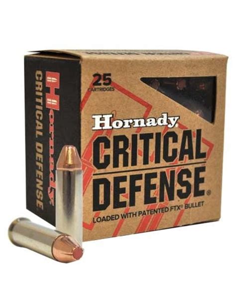 Hornady Critical Defense 38 Special 110gr Ftx 25rds 90310 Eagle