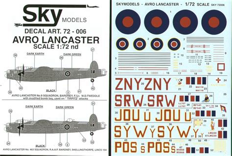 Skymodels Decals 172 Scale