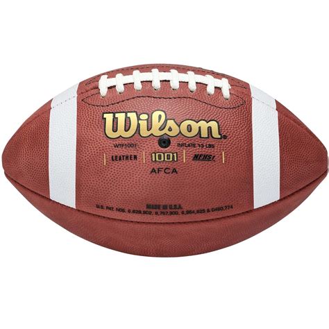 Wilson 1001 NCAA / NFHS Official Leather Game Football - A47-503 | Anthem Sports