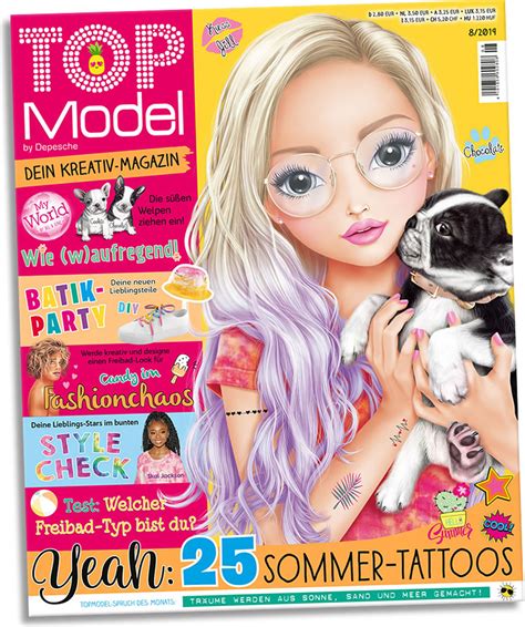 Topmodel Magazin August 2020 Top Model Unique Magazines Blog