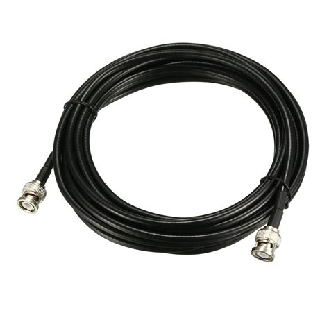 Rg58 Coaxial Cable With Bnc Male To Bnc Male Connectors 50 Ohm 15 Ft