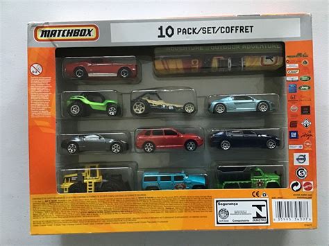 Matchbox 10 Pack Set Mbx Metal B5609 Red Ford Mustang And Collector