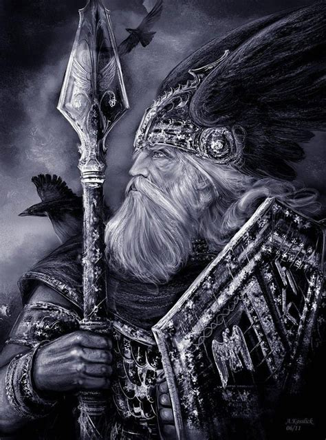 Hail Oden Vikingtiden Mytologi Norrøn Mytologi