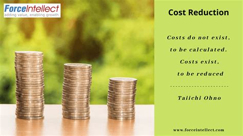 Manufacturing Cost Reduction Cost Reduction Ideas Force Intellect