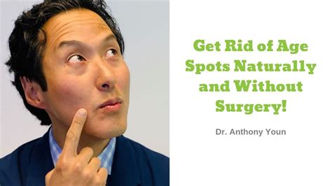 How To Fade Dark Spots Dr Anthony Youn Youtube