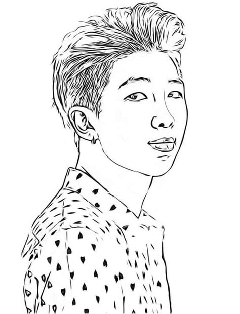 Dibujos para Colorear BTS. Imprima gratis, 120 imágenes