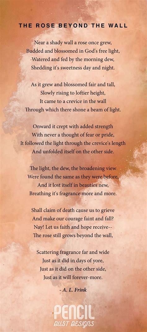 During a funeral, the ceremony would often include bible readings. Uplifting funeral Poems