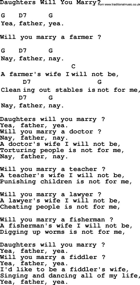 B f# sir i'm a bit nervous bout being here today e b f# still not real sure bout what i'm gonna chorus : Top 1000 Folk and Old Time Songs Collection: Daughters ...